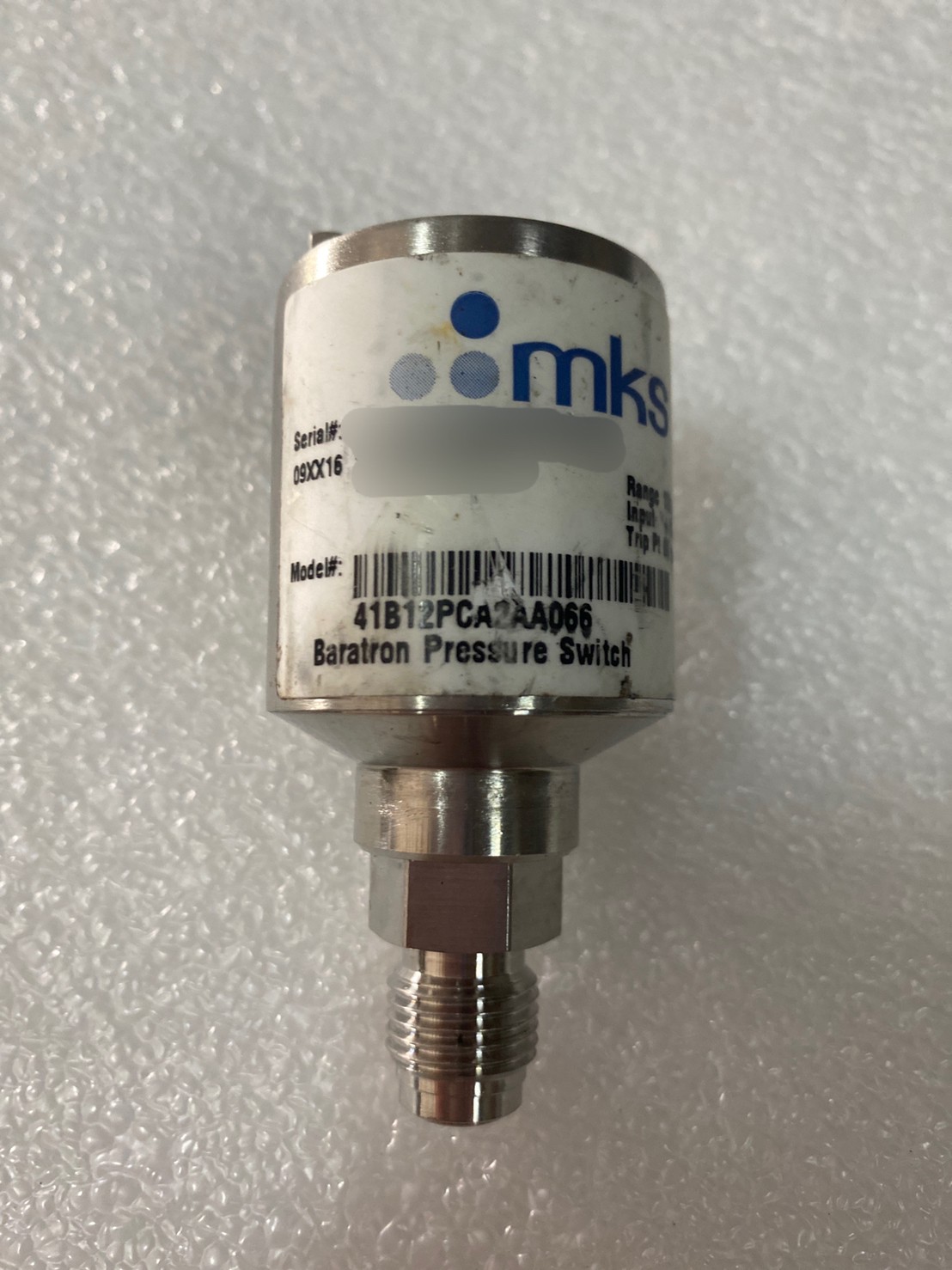 MKS Baratron Pressure Switch 41B12PCA2AA066圖片